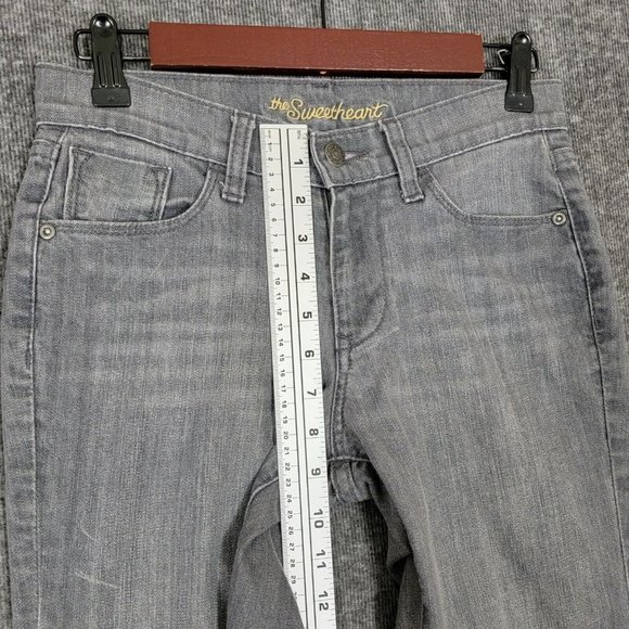 Old Navy Jeans Womens 1 Gray The Sweetheart Bootcut  Mid Rise Denim Pants - Picture 4 of 11